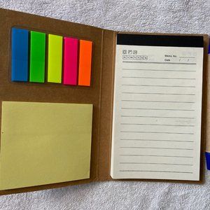 - Jotting pen ruled line note book dairy colorful page tag & sticky back post